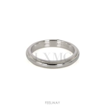 티파니 투게더 밀그레인 밴드 링 플래티늄 3mm