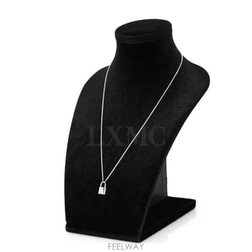 미스코코♥루이비통 유니세프 목걸이 실버 락킷 펜던트 스털링 실버 네크리스 Q93559