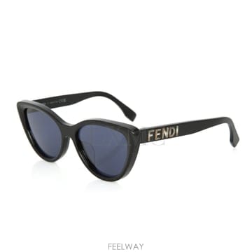 미스코코♥펜디 블랙 캣아이 FENDI 로고 선글라스 FE40087U