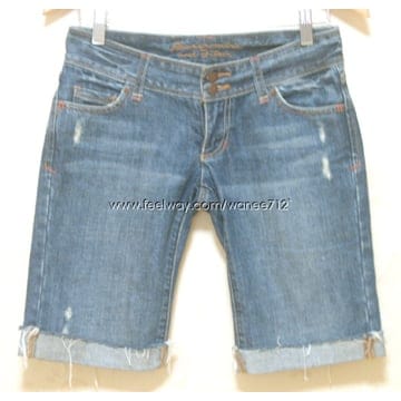 USA a&f 아베크롬비 크롭진 블루 데님 팬츠 청반바지 26