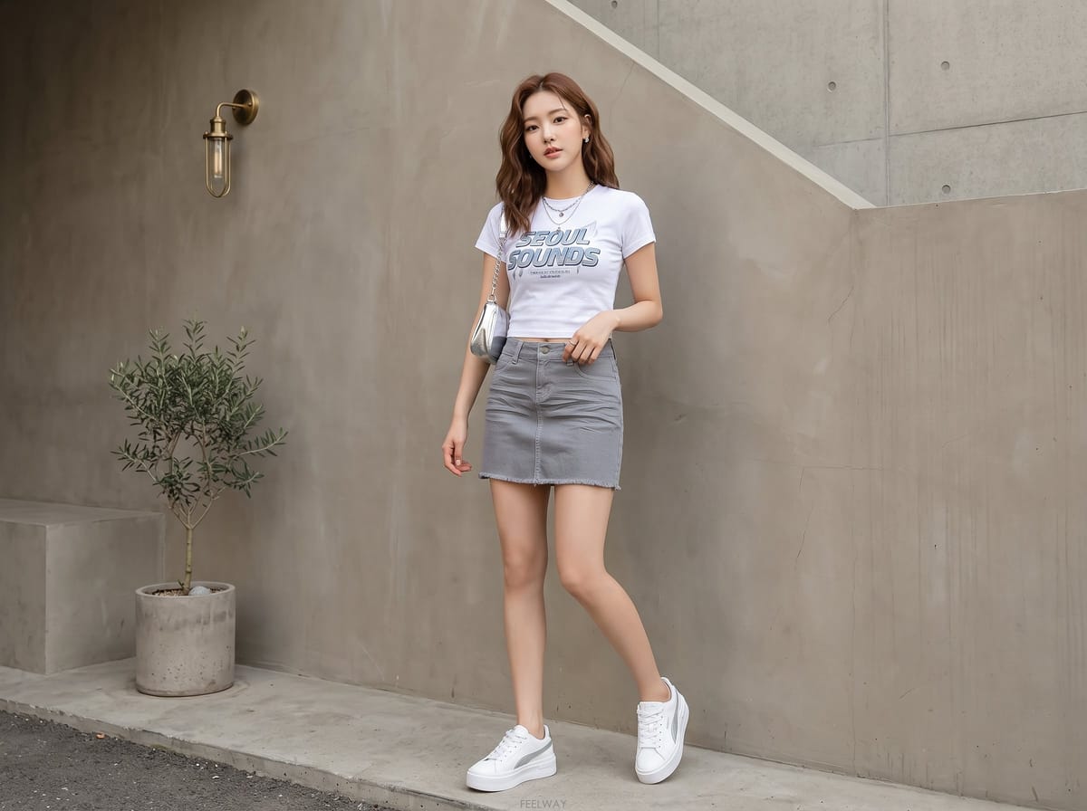 씨위 스커트 SIWY women Nik Skirt Sonic 특별가!