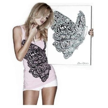 | Other Brand | ����Ƽ Lauren Moshi Diamond Butterfly Tank in Pink����Ƽ Lauren Moshi Diamond Butterfly Tank in Pink