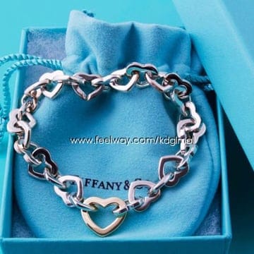 TIFFANY & Co Ƽ�Ĵ� ��Ʈ �극�̽��� �޺� ���� 18K SV925Ƽ�Ĵ� ��Ʈ �극�̽��� �޺� ���� 18K SV925