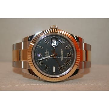 [타임존]ROLEX DATEJUST데이져스트 옐로우콤비41 다크그레이판[서울당일배송]