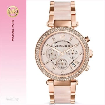 마이클코어스 시계 파커 크로노 핑크 로즈골드 39mm