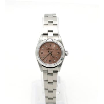 롤렉스 여성용 핑크스틸 여성시계 76080