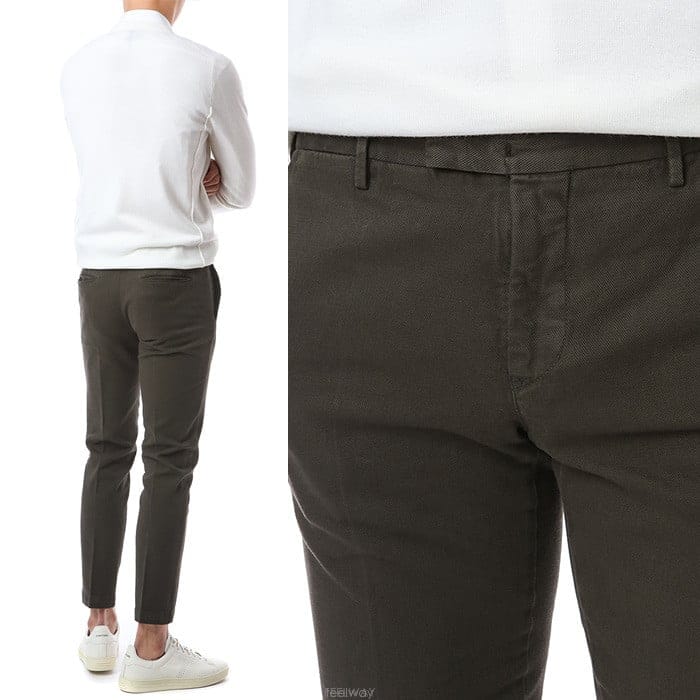 피티제로우노 스키니핏 크롭 치노팬츠