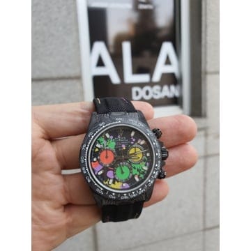 당일 *ALA* 로렉스 DiW 카본 데이토나 전세계 8피스 한정판