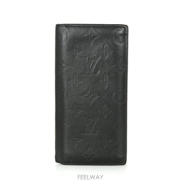 루이비통 M62900 블랙 모노그램 쉐도우 레더 브라짜 월릿 장지갑
