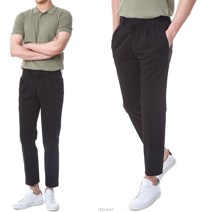 《당일발송》 라르디니 투 턱 테일러드 코튼팬츠