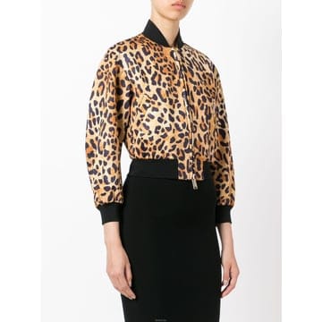 Dsquared2 DSQUARED2 leopard print bomber jacketDSQUARED2 leopard print bomber jacket