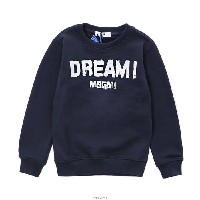 MSGM 키즈 드림로고 맨투맨티 12~14A