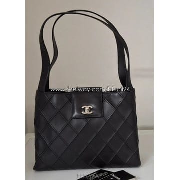 빈티지 샤넬  퀼팅 호보  은장 CC 턴락 숄더백 vintage chanel