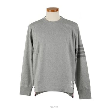MJS117A 06769 055/ 오버사이즈 4-BAR 롱 슬리브 그레이 저지