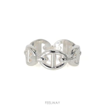 미스코코♥에르메스 샹달 실버 반지 샹달크 링 RING 은반지 47호 H109507B