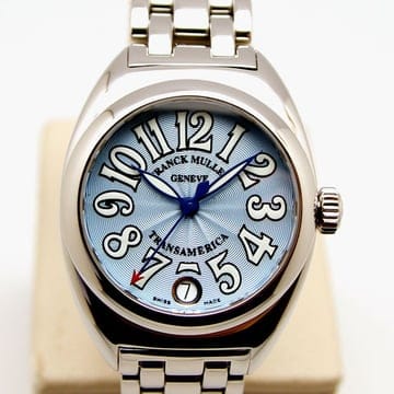 프랭크 뮬러 트랜스아메리카 스틸 블루다이얼 32mm