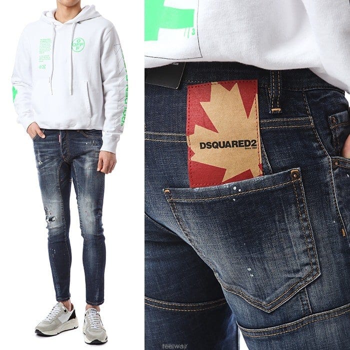 (SALE/당일발송) 디퀘 메이플빅패치 레드페인트스팟 디스덧댐진