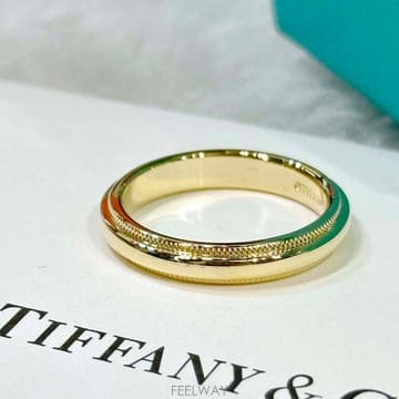 TIFFANY & Co 8ȣ Ƽ�Ĵ� YG �б׷��� ���� 3mm �̴ϼ�12635192-J0810058ȣ Ƽ�Ĵ� YG �б׷��� ���� 3mm �̴ϼ�12635192-J081005