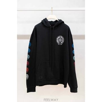 26FW 크롬하츠 멀티 홀스슈 프린팅 후드 티셔츠