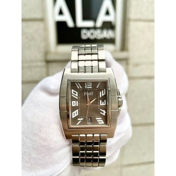 당일 *ALA* 피아제 업스트림 그레이 스틸 오토매틱