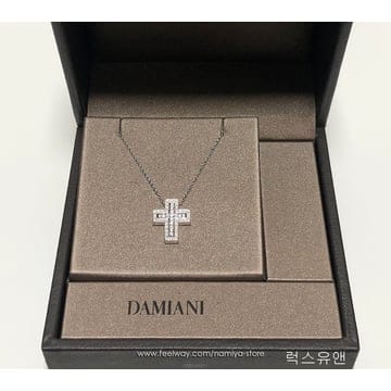 [럭스유앤]다미아니 벨에포크  화이트골드  스몰 목걸이