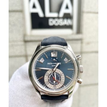 당일 *ALA* 파텍필립 애뉴얼 캘린더 크로노그래프 5960 플래티넘