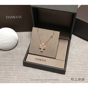 [럭스유앤]다미아니 벨에포크 핑크골드 목걸이 스몰 사이즈