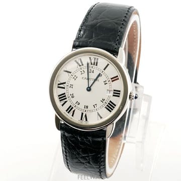 까르띠에 롱드 솔로 드 까르띠에 쿼츠 스틸 36mm