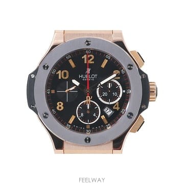 [탑타임] 위블로 빅뱅 핑크골드 가죽밴드 크로노 44mm