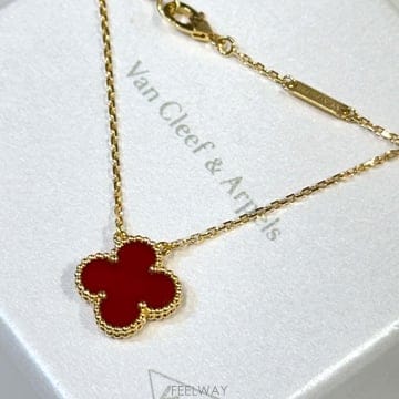 반클리프앤아펠 YG 알함브라 빈티지 목걸이 커넬리언 VCARD38500-J081004