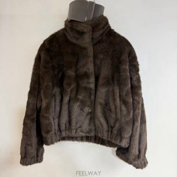 26FW 막스마라 아네모네 퍼 자켓