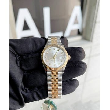 당일 *ALA* 로렉스 데이저스트 옐로우골드 콤비 실버판 31mm