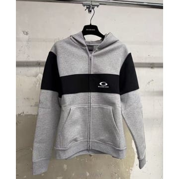 26FW 발렌시아가 로고 후드 집업 자켓