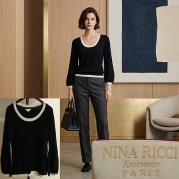 NINA RICCI NINA RICCI 100% Cashmere 8�������Ҹ� ��ƮNINA RICCI 100% Cashmere 8�������Ҹ� ��Ʈ