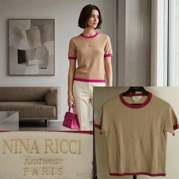 NINA RICCI NINA RICCI 100% Cashmere ���� ��ƮNINA RICCI 100% Cashmere ���� ��Ʈ