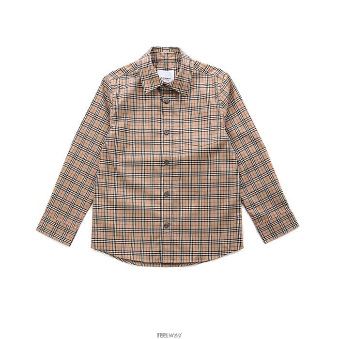 Burberry �����Ϲ߼ۡ� ������ Ű�� ���� üũ ����(4Y~10Y)�����Ϲ߼ۡ� ������ Ű�� ���� üũ ����(4Y~10Y)