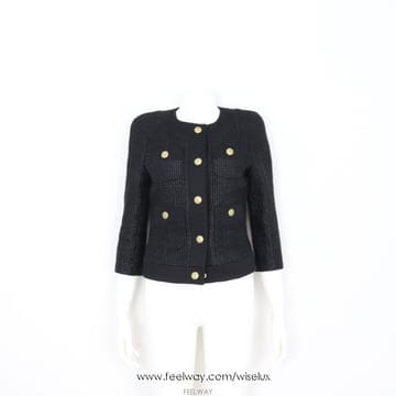 Pierre Balmain(피에르발망) FP740010 메탈 숏 버튼 가디건 여성 자켓aa19496