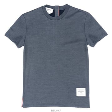 톰브라운  크루넥 반팔 티셔츠 FJS116A 05596 415 네이비