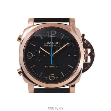파네라이 루미노르 핑크골드 크로노 검정판 44mm