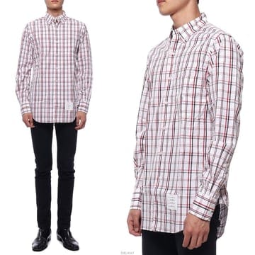 Thom Browne 22SS_0613 ���� Ŭ���� üũ ���� MWL001A_07877_96022SS_0613 ���� Ŭ���� üũ ���� MWL001A_07877_960