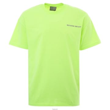 [국내/당일] VL12TR420Y FLUO YELLOW 베트멍 넘버 프린팅 반팔티