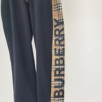 [BURBERRY] 버버리 여성 레인 체크 조거팬츠 8024541