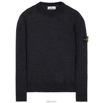 [스톤아일랜드] 22FW 7715510C4 V0065 와펜패치라운드니트