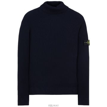[스톤아일랜드] 22FW 7715552C2 V0020 와펜터틀넥폴라니트