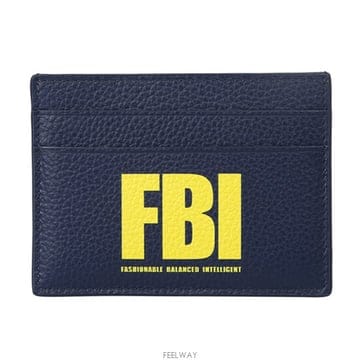 발렌시아가 FBI프린트 카드지갑