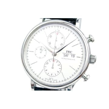 [방씨네 아빠시계]IWC 포르토피노 크로노 화이트 원형 자동