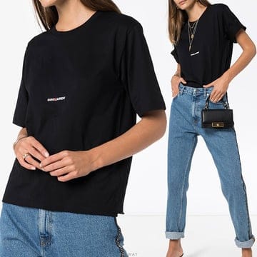Saint Laurent ������� 22FW �ΰ� ���� Ƽ���� 460876 YB2DQ 1000������� 22FW �ΰ� ���� Ƽ���� 460876 YB2DQ 1000