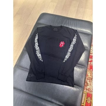 26FW 크롬하츠 롤링스톤 로고 롱슬리브 티셔츠