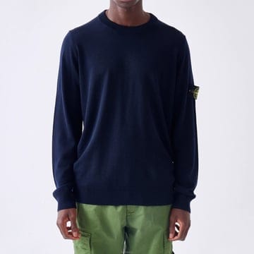 [STONE ISLAND] 와펜 패치 울 니트 7715510C4 V0020
