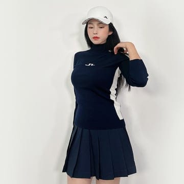 [당일출고] 제이린드버그 아디아 메리노울 니트 여성골프웨어 네이비 AWKW06931 6855